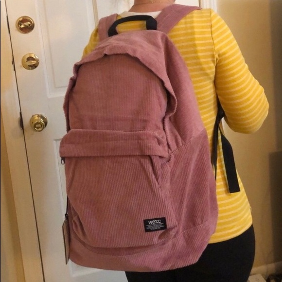 Chaz Spacious Cord Backpack   Pink - Picture 6 of 6